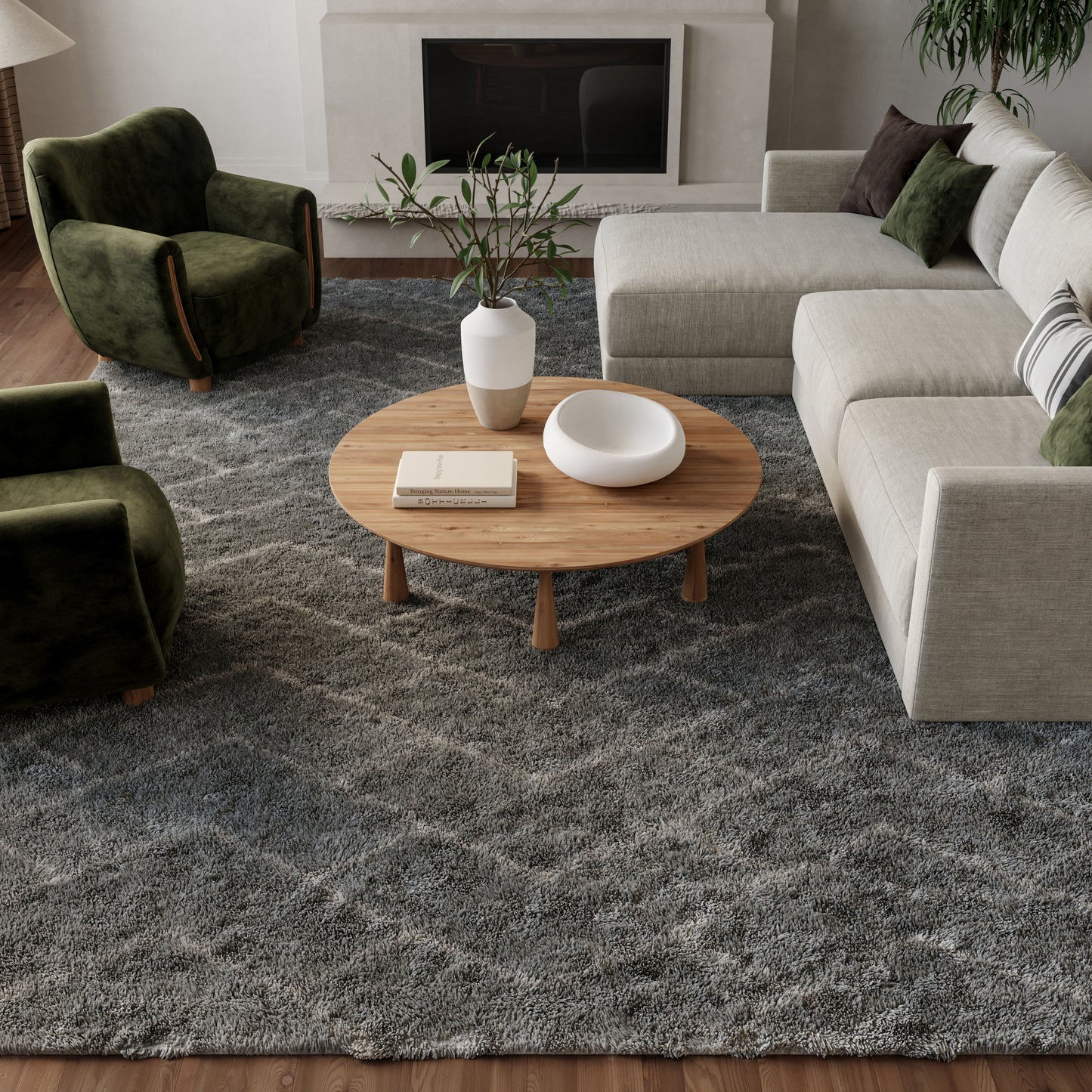 Nourison Rugs Nourison Home   Shag 8' X 10'    - 099446878397