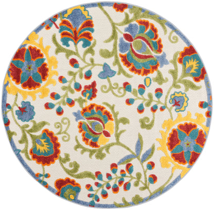 Nourison Rugs Nourison Home   Farmhouse 4' X Round    - 099446827487