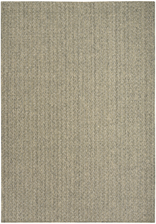 Neutral beige textured loop-pile carpet with subtle vertical ridges; versatile for living areas.