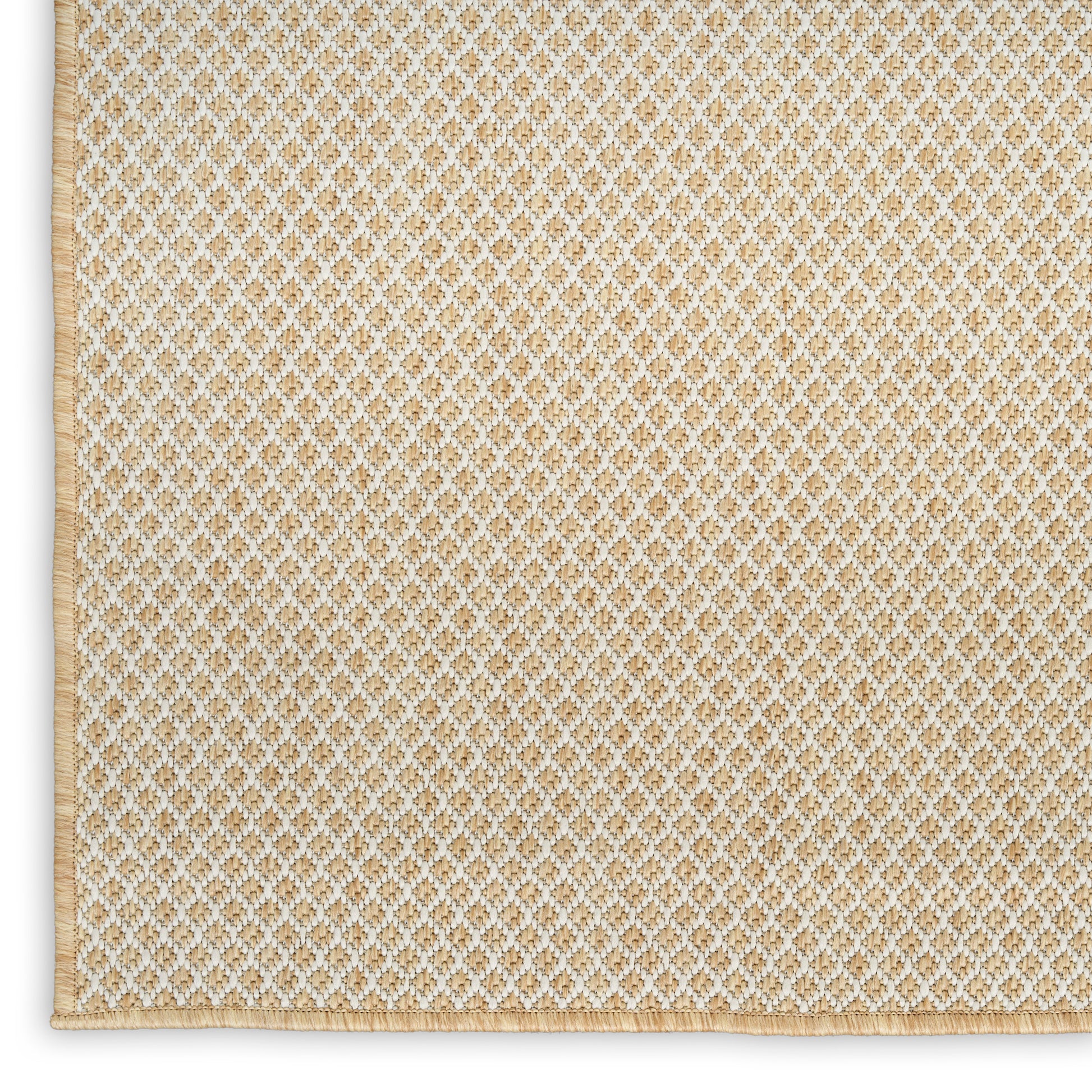 Beige satin fabric with delicate gold lace trim along bottom edge; elegant drape for fashion or home decor.