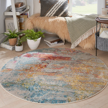 Nourison Rugs Nourison Home   Modern 5' X Round    - 099446362254