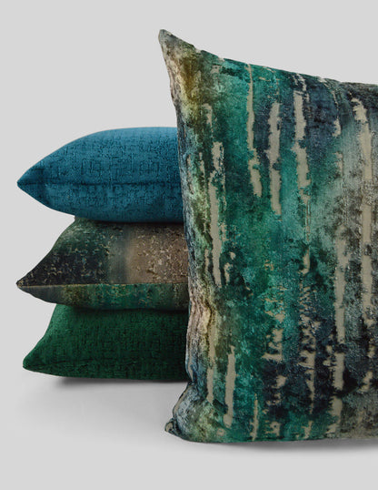 D.V. KAP HOME   24" x 24" Bonbons Pillow - Emerald Textured, Transitional    - 2838-E-2424