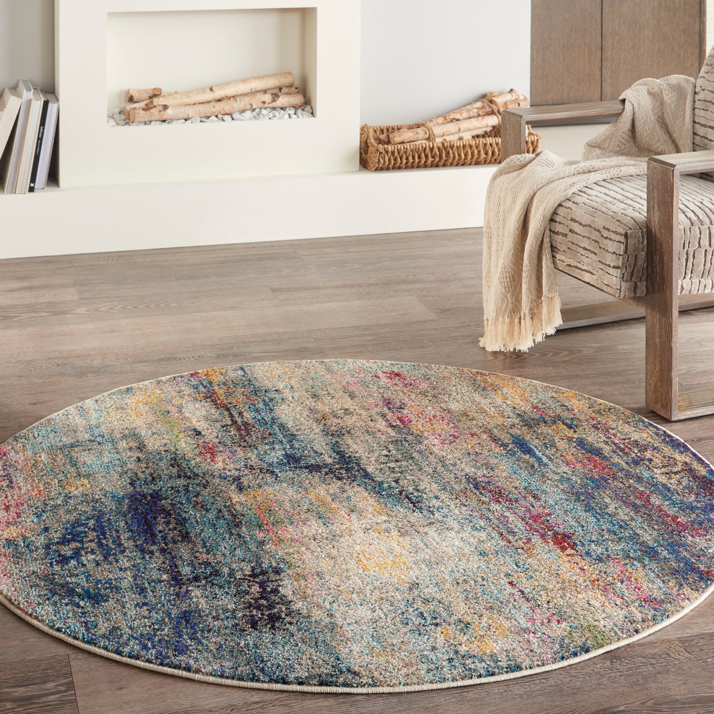 Nourison Rugs Nourison Home   Modern 5' X Round    - 099446816078