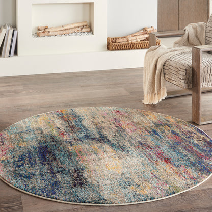 Nourison Rugs Nourison Home   Modern 5' X Round    - 099446816078