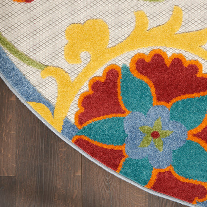 Nourison Rugs Nourison Home   Farmhouse 5' X Round    - 099446827494