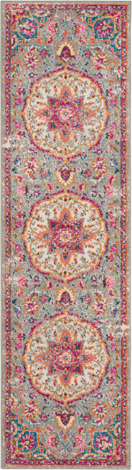 Nourison Rugs Nourison Home   Transitional 8' Runner    - 099446717580