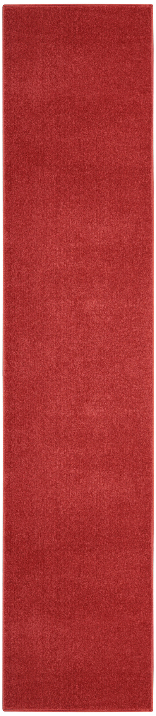 Slim red velvet rectangular jewelry box with soft textured surface and neat edging, ideal gift.
