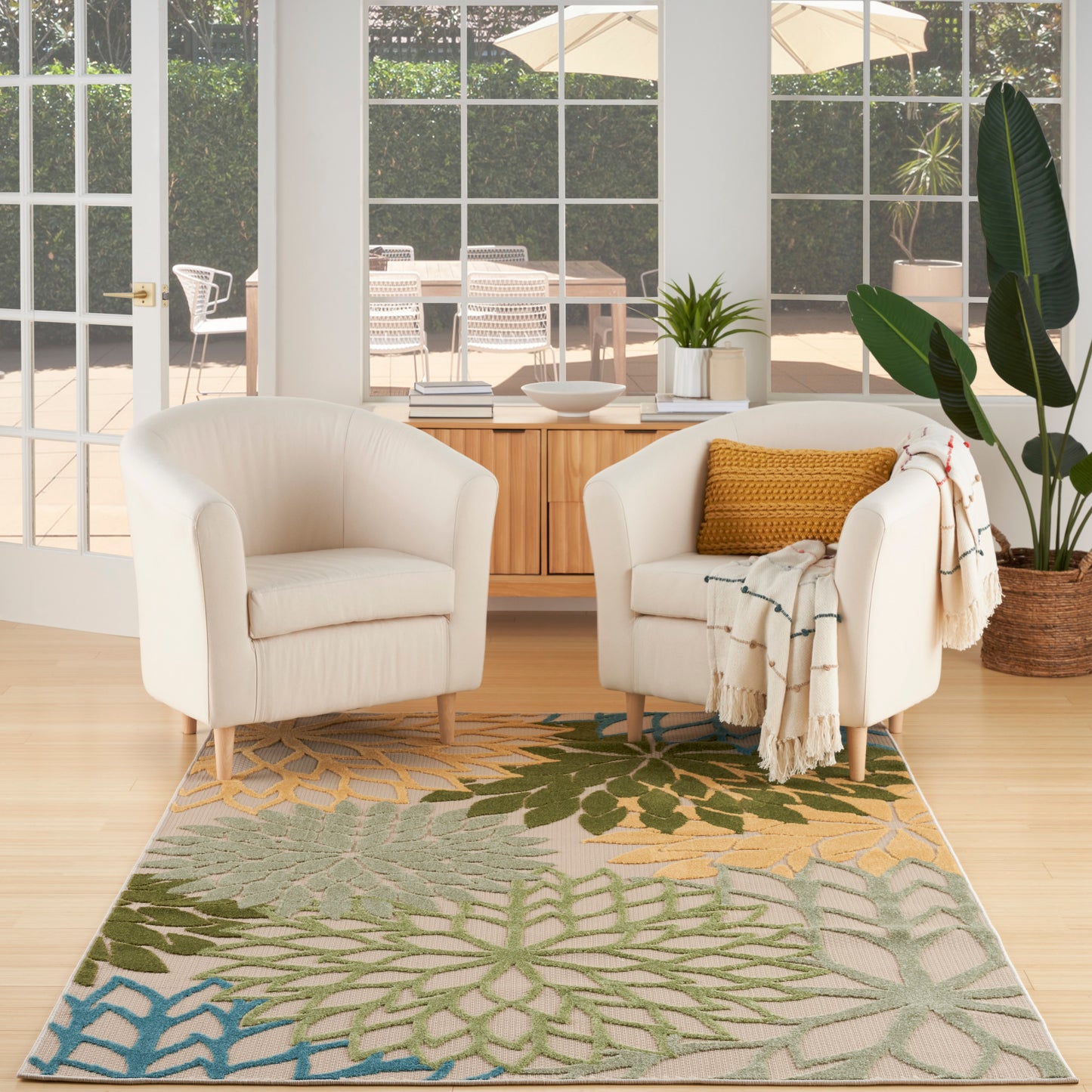 Nourison Rugs Nourison Home   Tropical 6' X 9'    - 099446952936