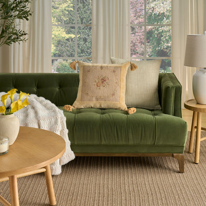 NOURISON HOME   18" x 18" Mina Victory Vintage Beige    - 798019091453