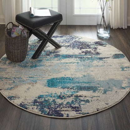 Nourison Rugs Nourison Home   Modern 4' X Round    - 099446722713