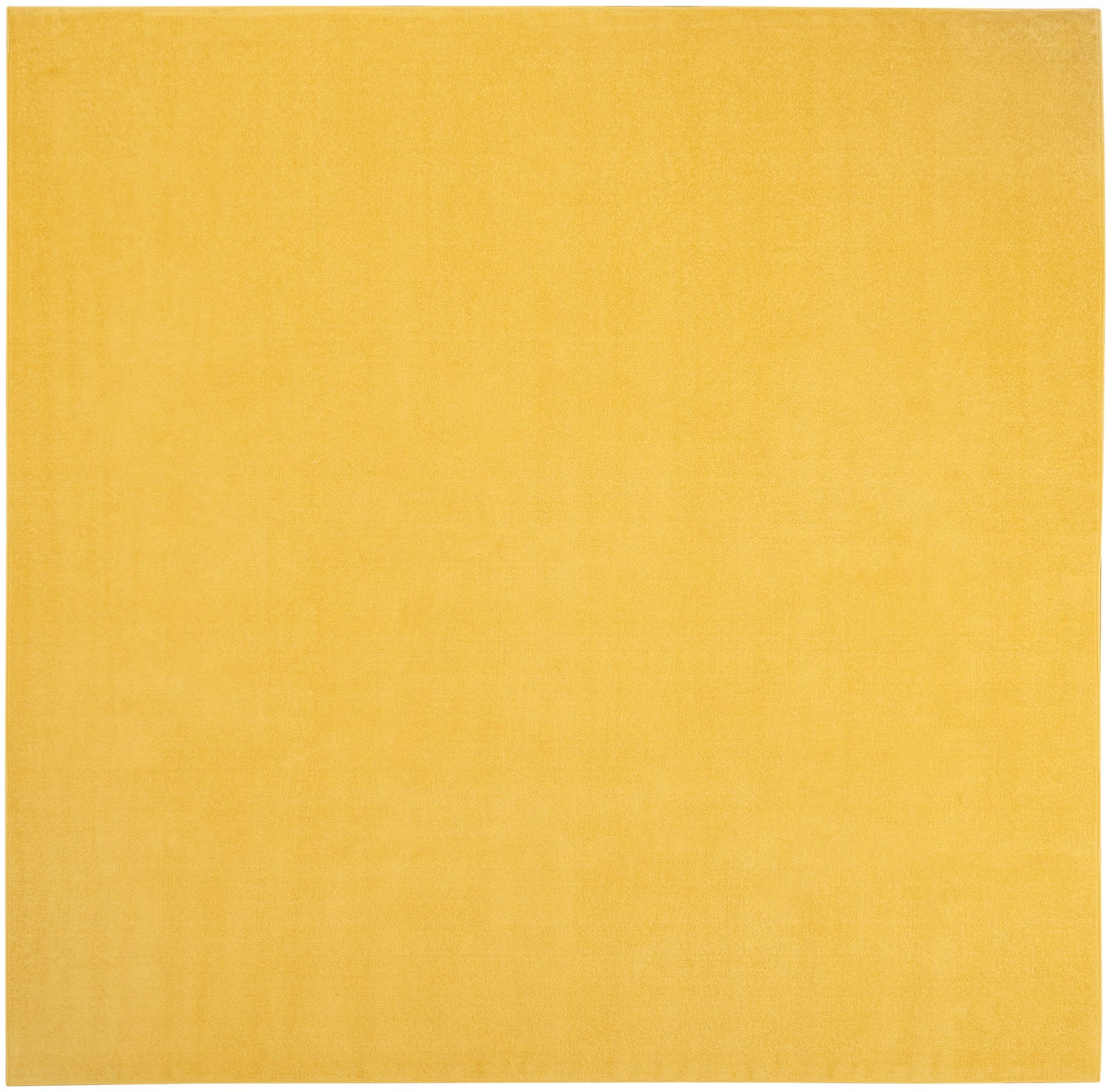 Mustard yellow square canvas with subtle linen texture; solid minimalist wall art.