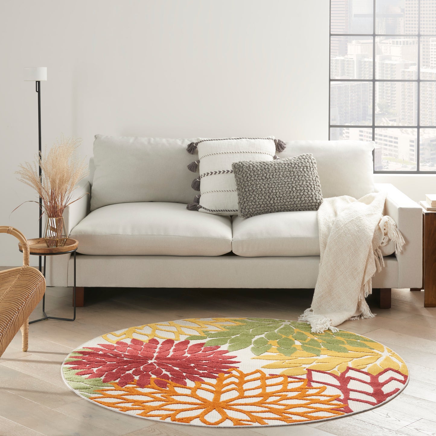 Nourison Rugs Nourison Home   Tropical 4' X Round    - 099446826930