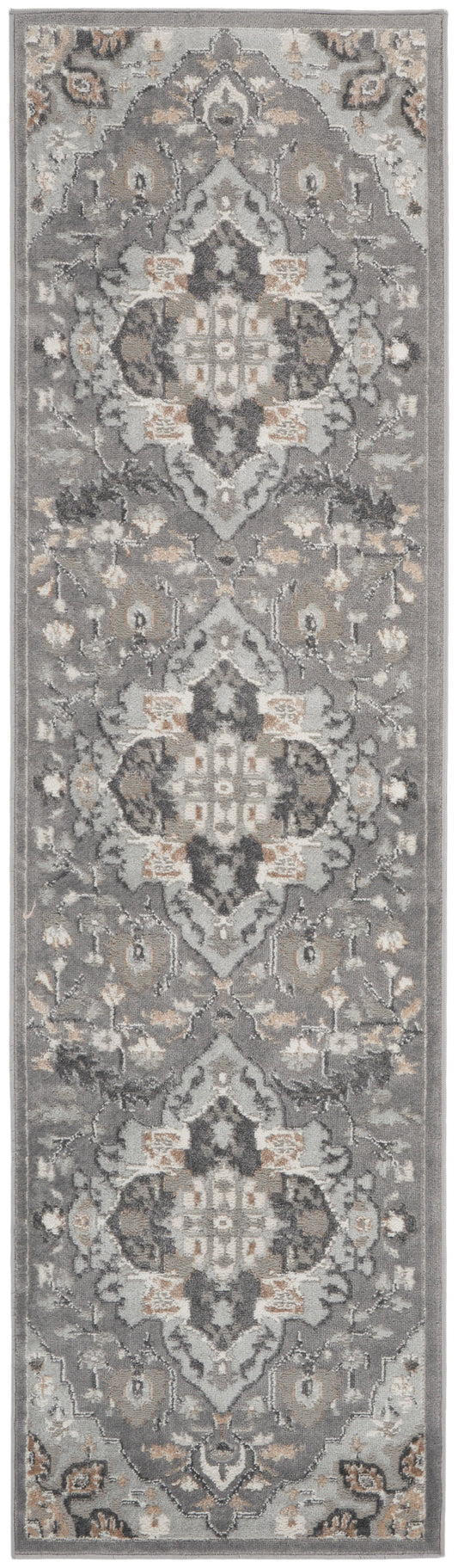 Nourison Rugs Nourison Home   Transitional 8' Runner    - 099446841070