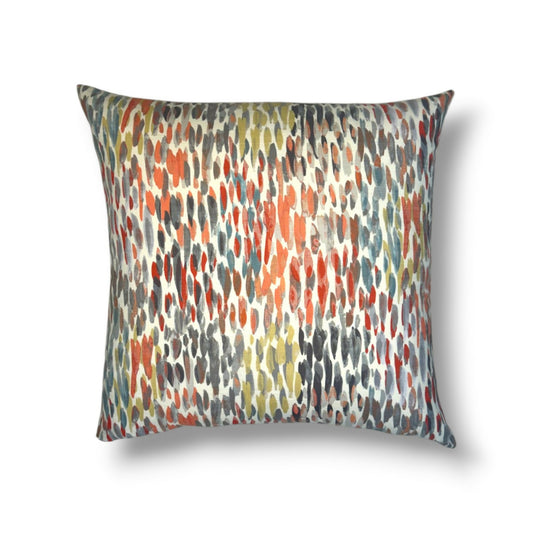 20" Multicolor Abstract Printed Pillow Cover