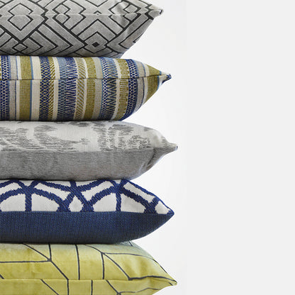 D.V. KAP HOME   24" x 24" Suave Pillow - Blue Nautical    - 2978-B-2424