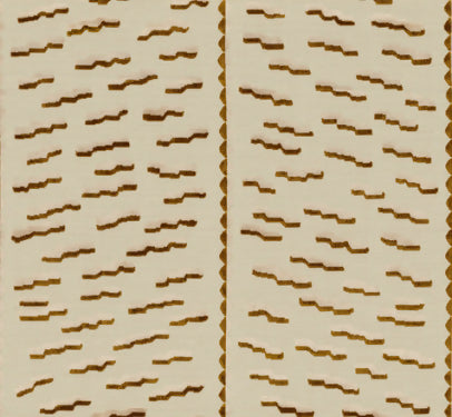 20" Tabacco (Brown / Gold / Cream) Jacquard Velvet Pillow Cover in Dedar Tiger Beat – Tabacco Fabric