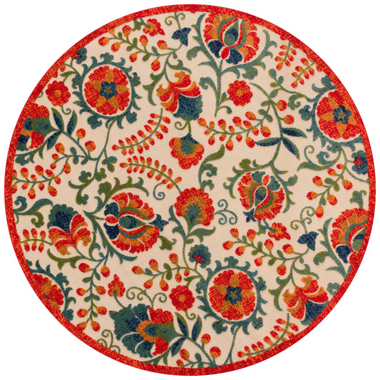 Nourison Rugs Nourison Home   Farmhouse 8' X Round    - 099446952462