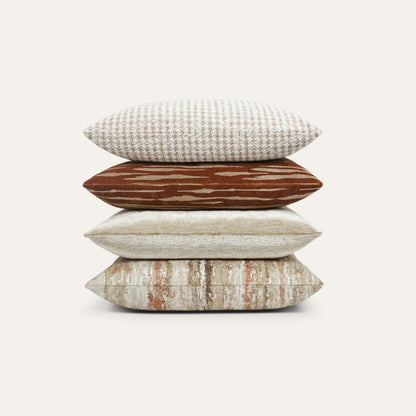 D.V. KAP HOME   24" x 24" Davos Pillow - Rust Glam, Transitional    - 3047-R-2424