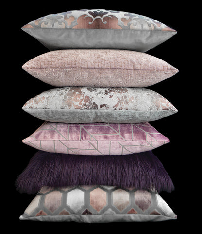 D.V. KAP HOME   24" x 24" Isotope Pillow - Heather Abstract    - 2962-H-2424