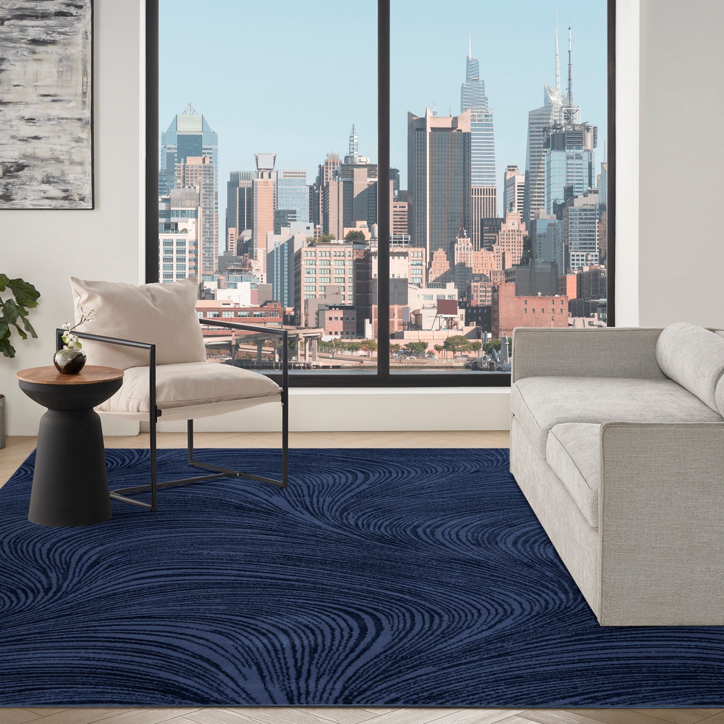 Nourison Rugs DKNY   Modern 4' X 6'    - 199828001426