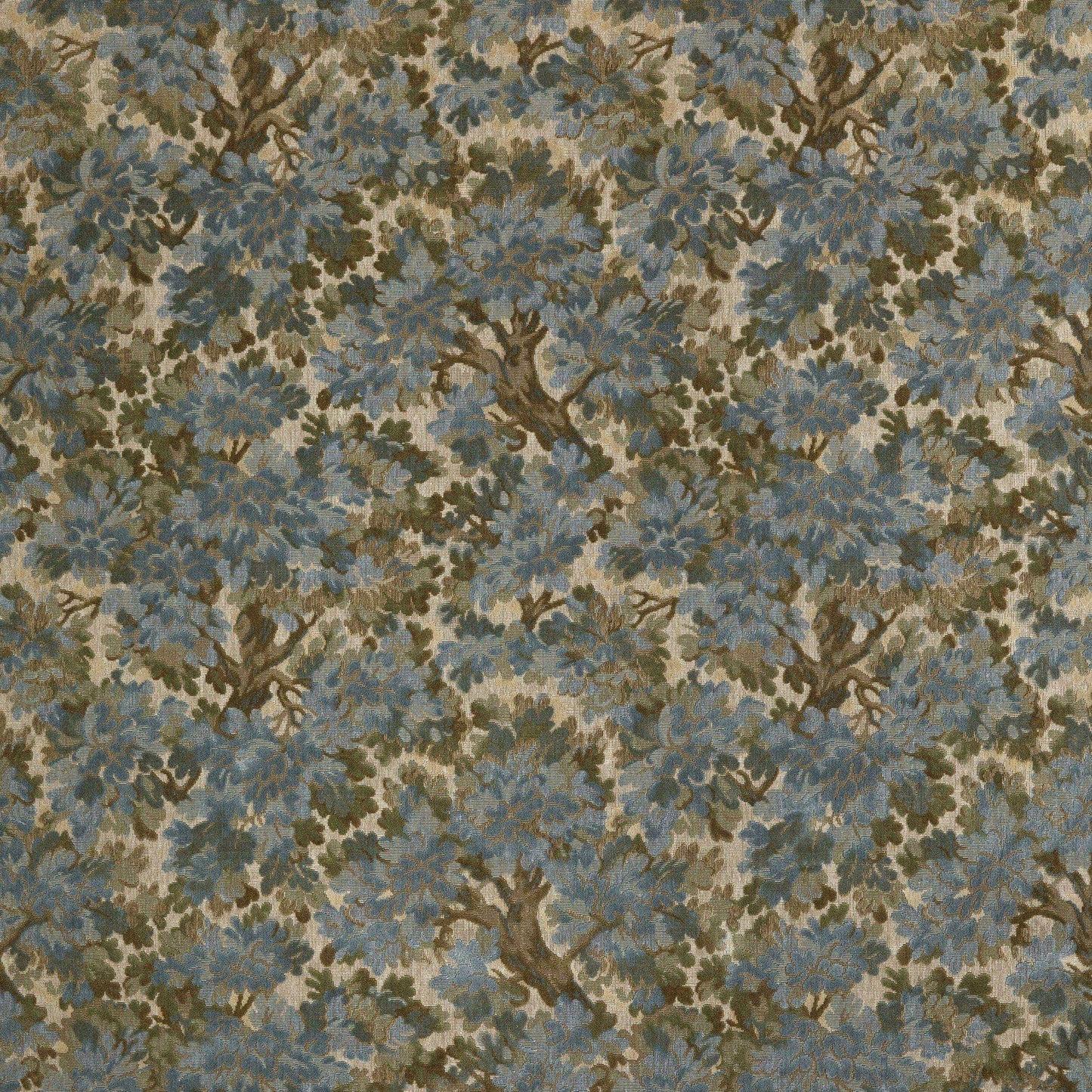 20" Sky (Blue, Taupe, Olive) Velvet Pillow Cover in Cowtan & Tout Walden – Sky Fabric