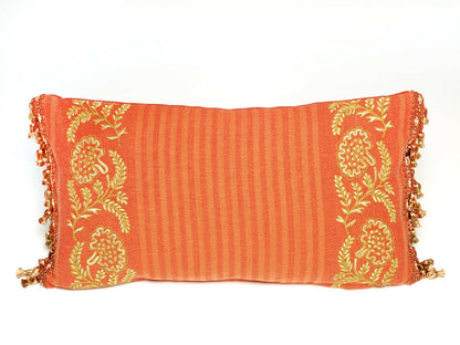 Embroidered border stripe