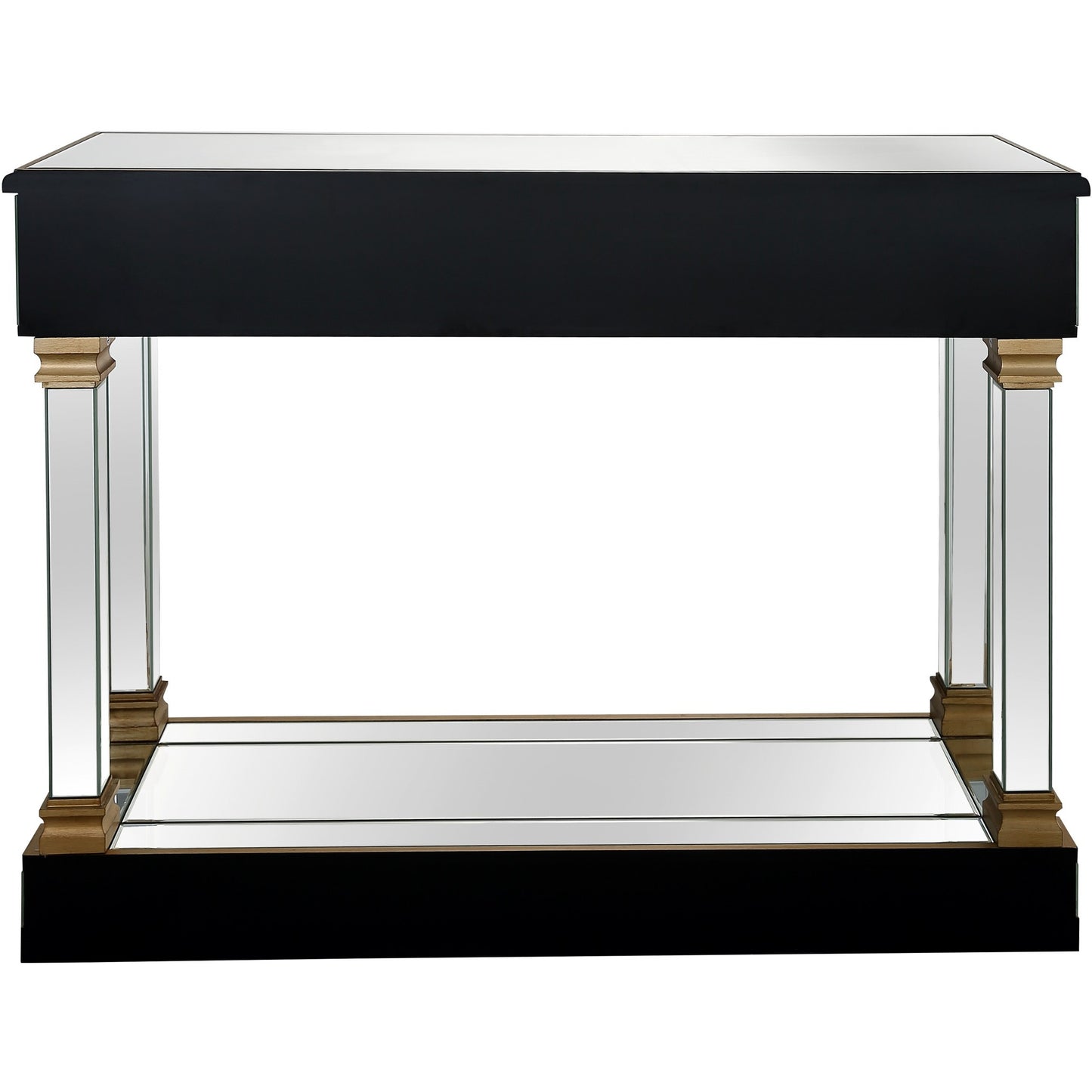 Gold Accent Console Table