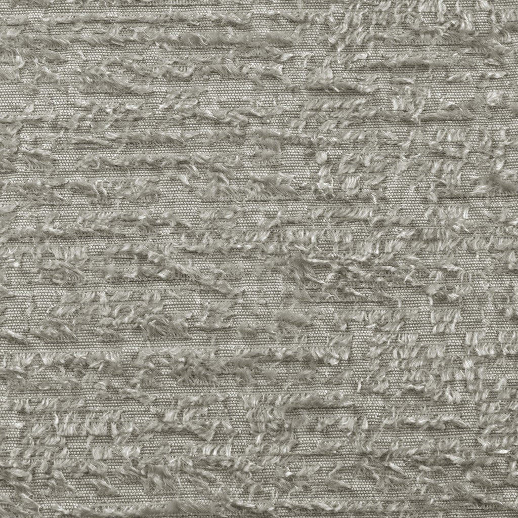 Silver Soft Textured Shower Curtain