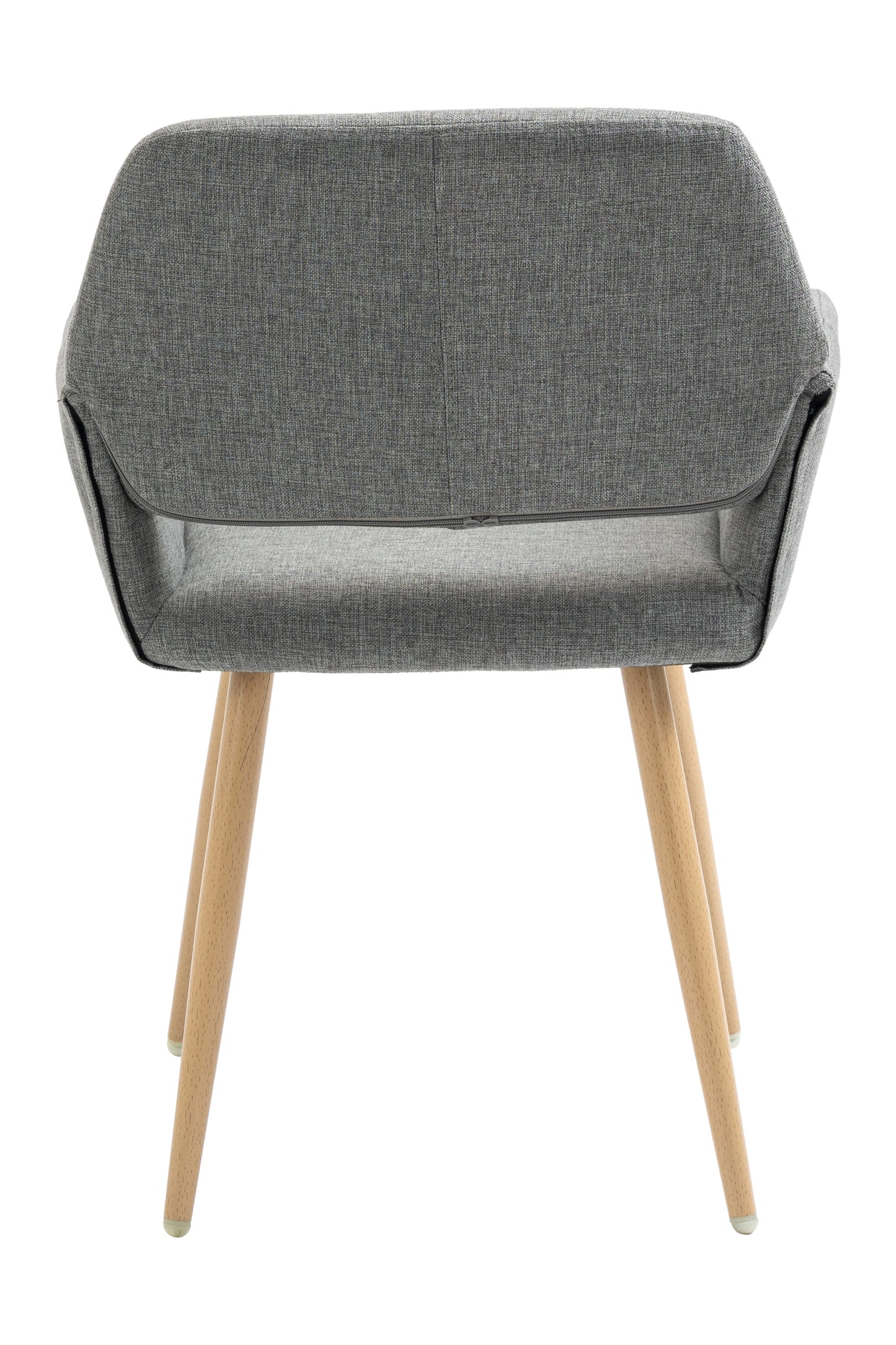 Gray Upholstered Dining Chair