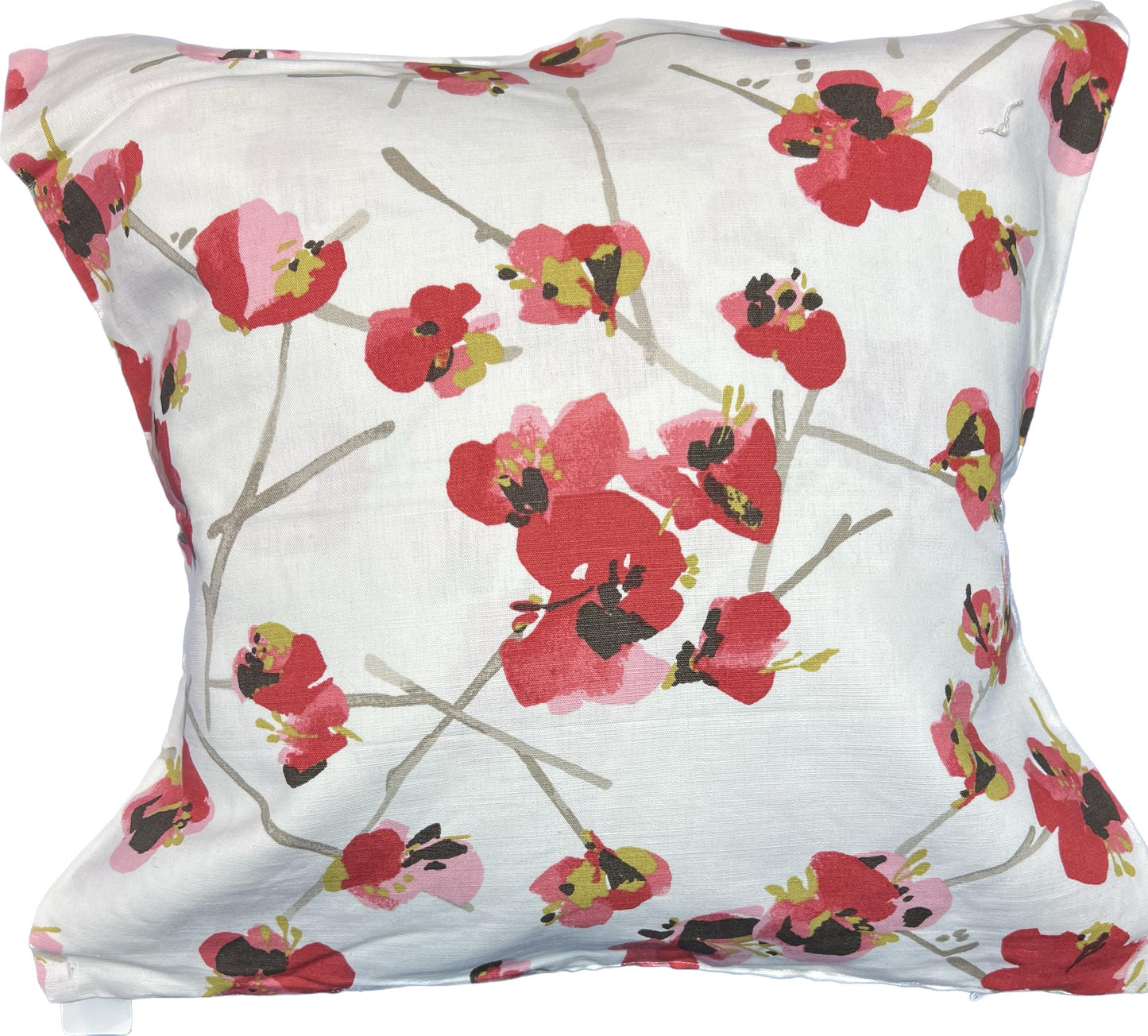 20"x20" Floral Print Pillow Cover