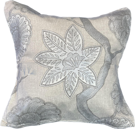 18"x18"  Floral Print Pillow Cover