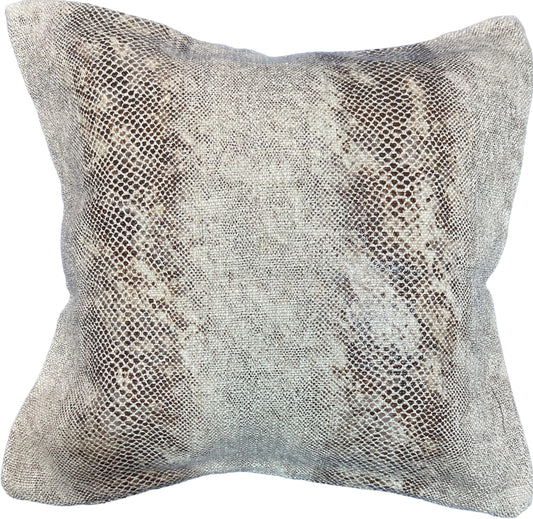 18"x18"  Snake Skin Pillow Cover