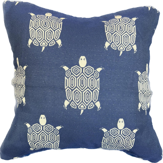 18"x18"  Thibaut Turtle Pillow Cover