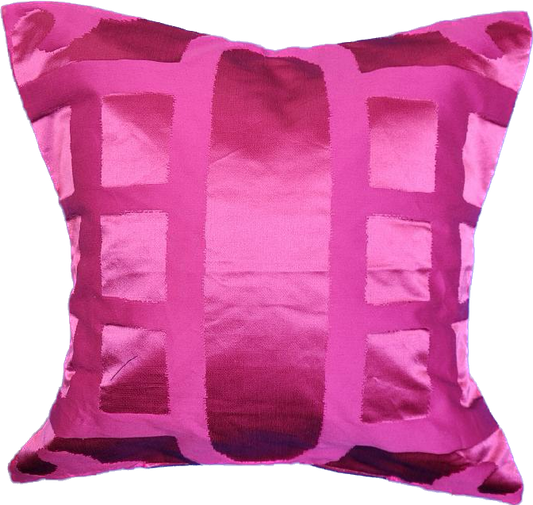 18"x18"  Silk Geometric Pillow Cover