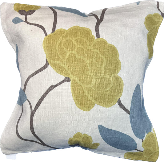 20"x20" Floral Print Pillow Cover