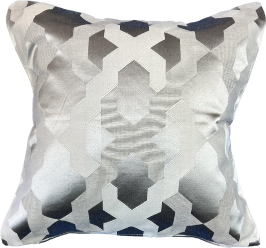 18"x18"  Grey Pattern Pillow Cover