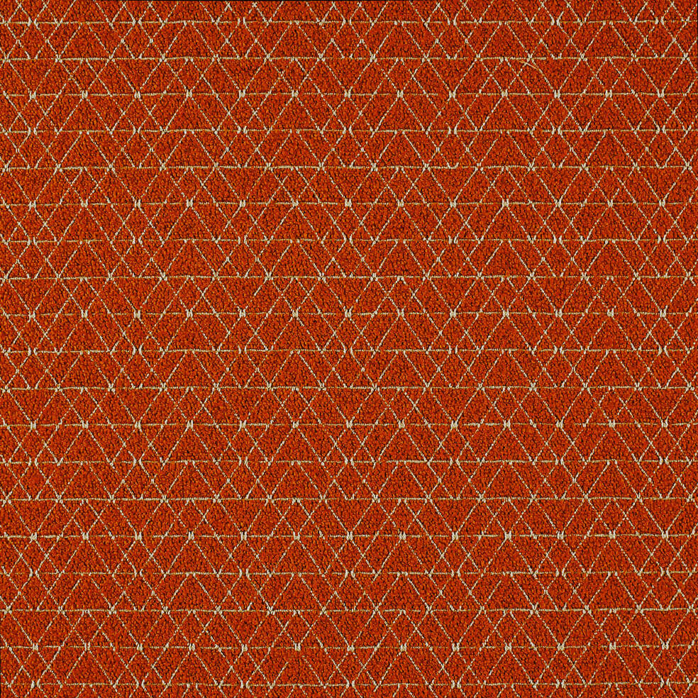 HBF Textiles Argyle Boucle - Cadmium Orange