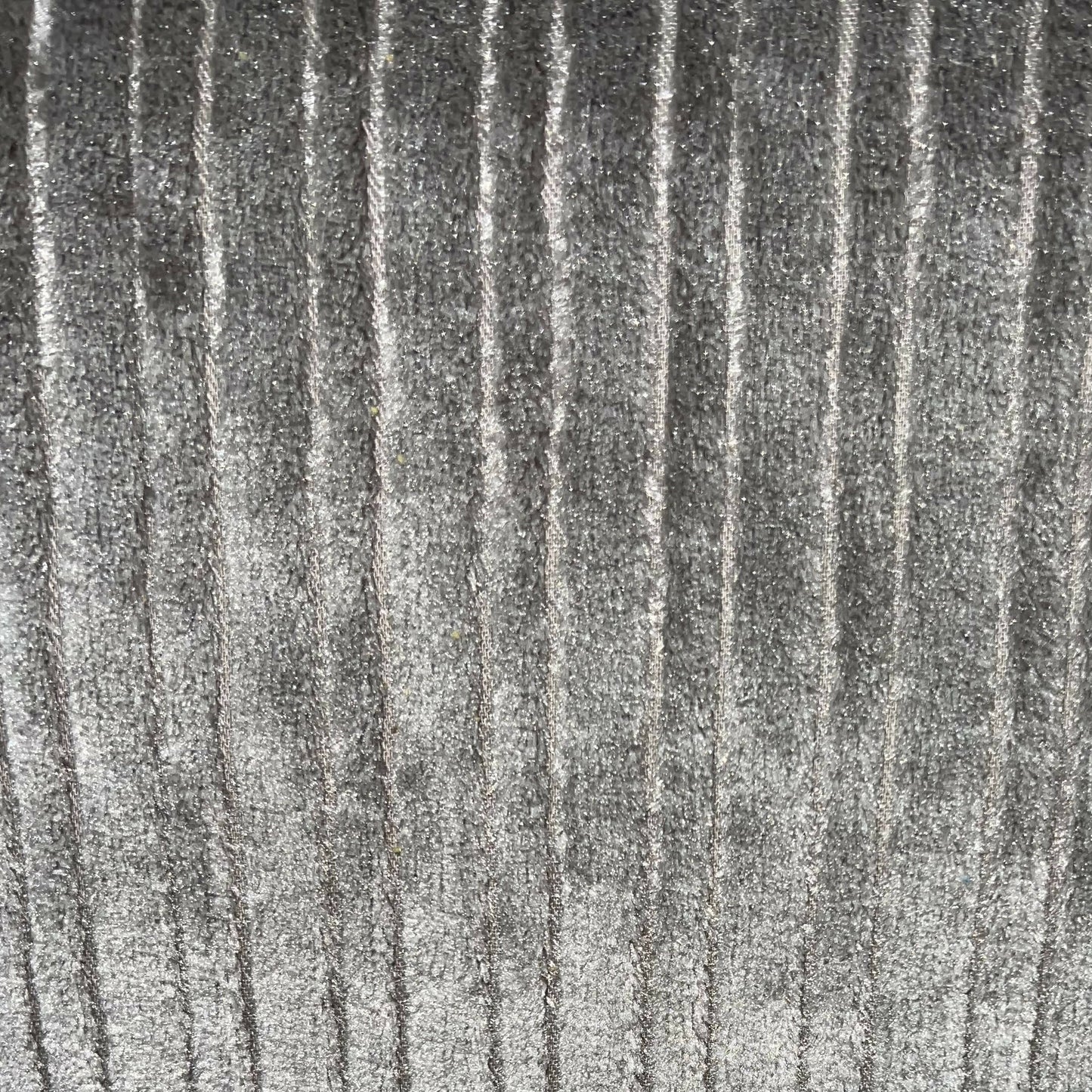 2311 Grey Stripe Cut Velvet - 5 yds