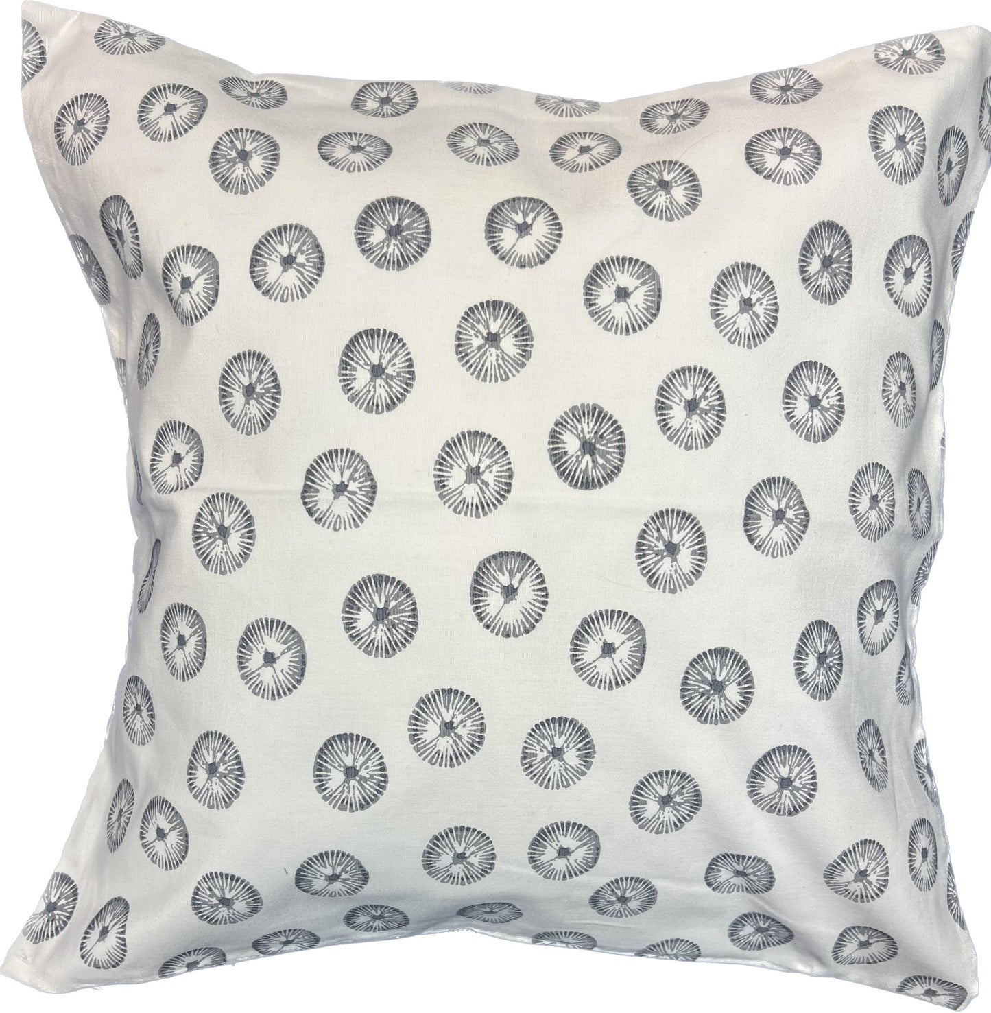 20"x20" Circles Print Pillow Cover (Kravet: Onshore - 11 Slate) Jeffrey Alan Marks