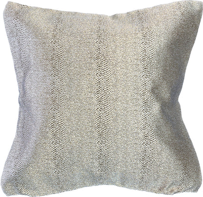 18"x18"  2-sided Pillow Cover - Face: Swirls / Back: Solid