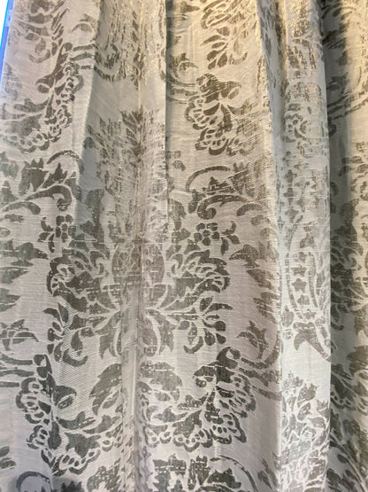 Drapery Panels w/ Scalamandre' Linen Fabric