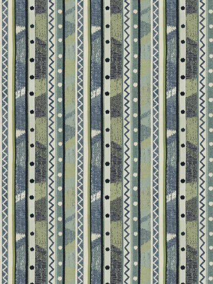 Fabricut Neysa Stripe Laurel Blue (7 yds)