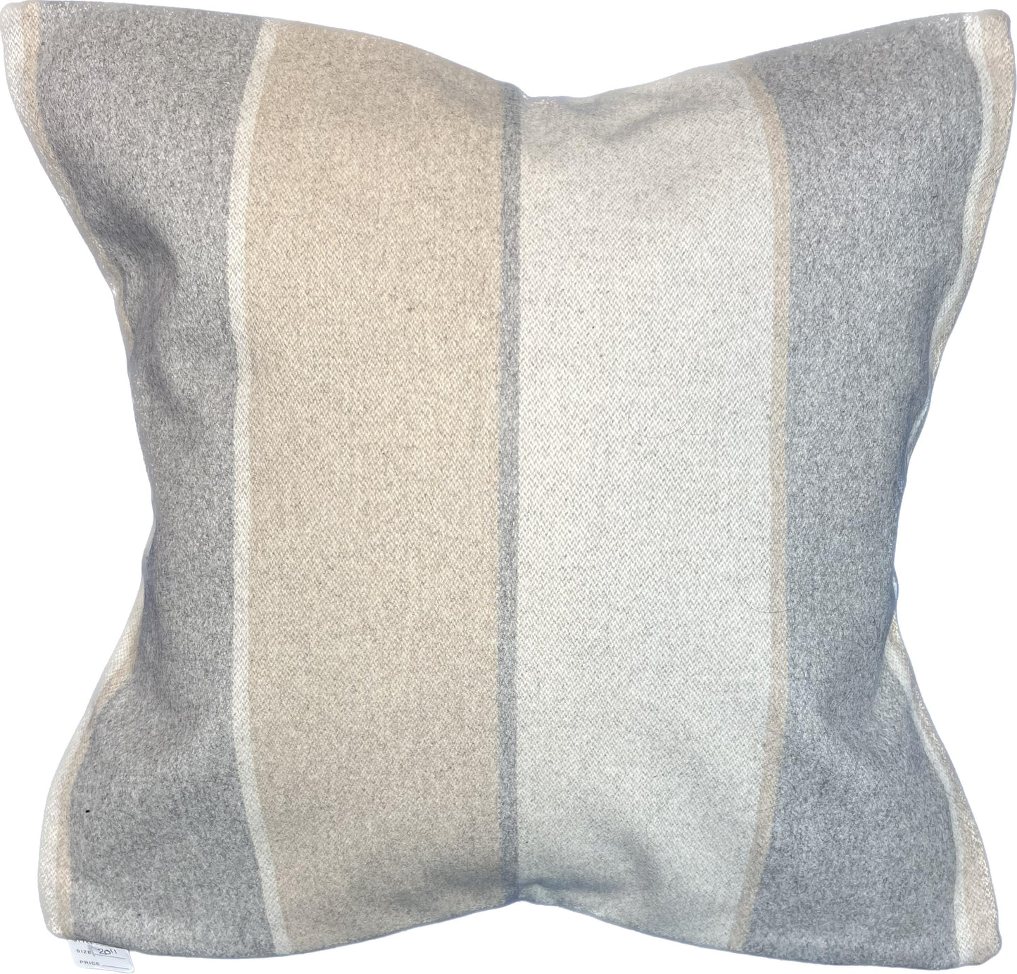 20"x20" Wool Stripe Pillow Cover