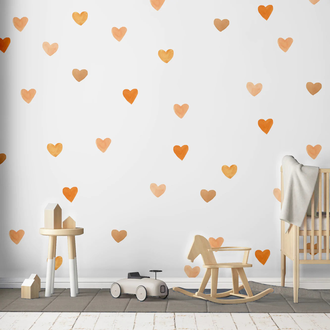 Watercolor Heart Decal