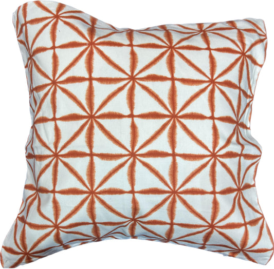 18"x18"  Geometric Pillow Cover - Clarke & Clarke:  F1014/08 Nusa - Spice