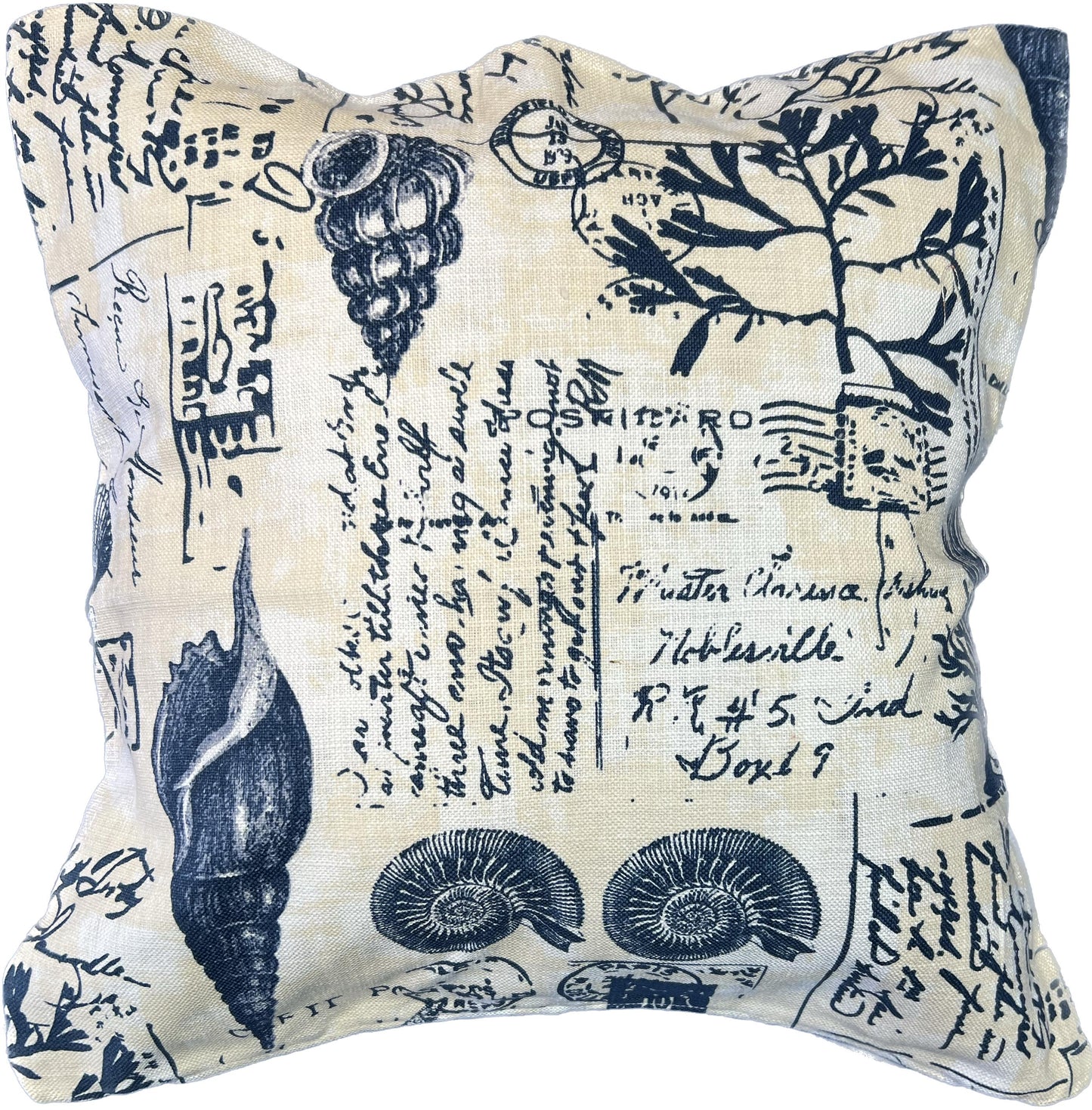 18"x18"  Seashells Pillow Cover