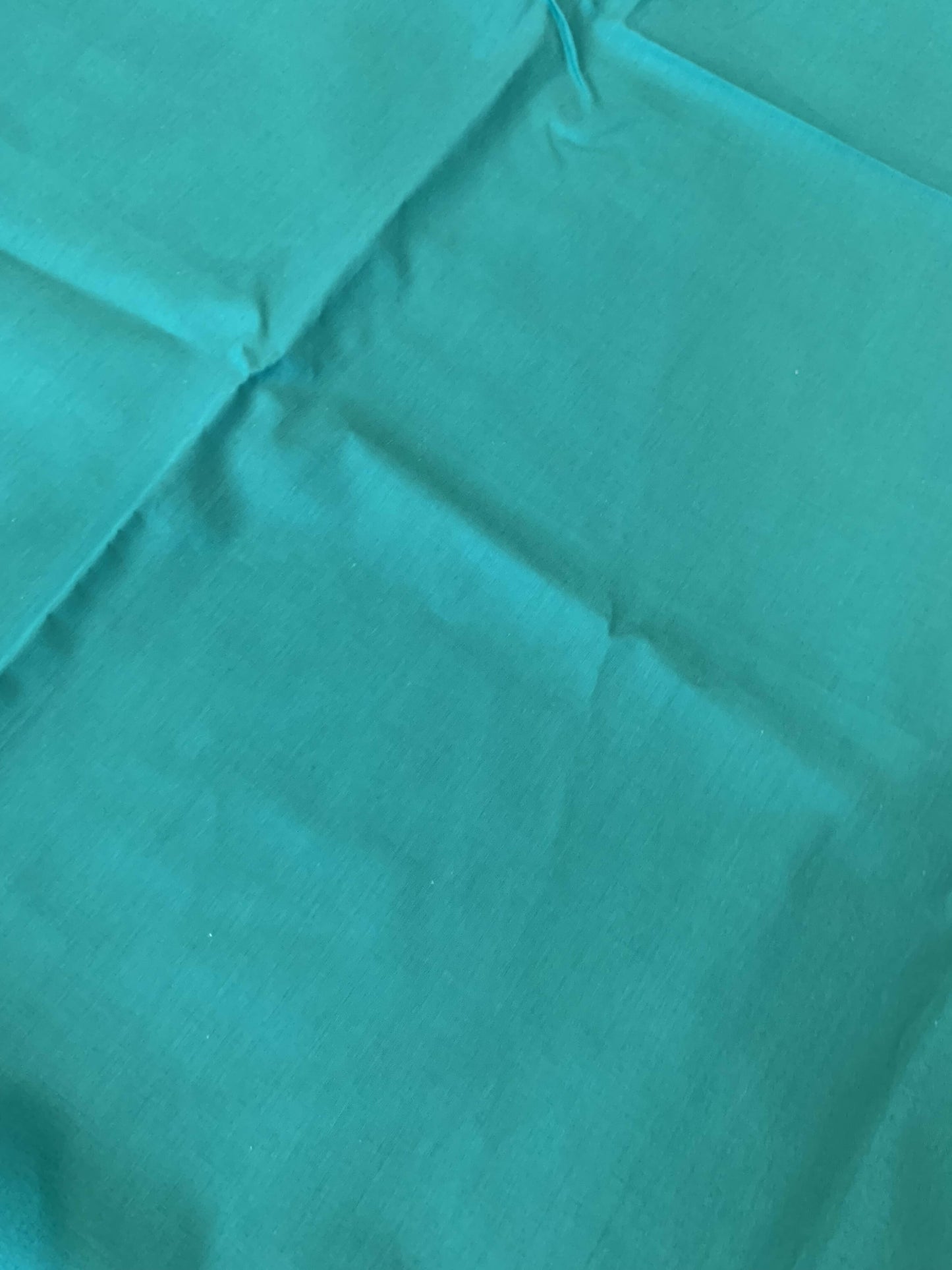 Green Cotton Fabric Remnant