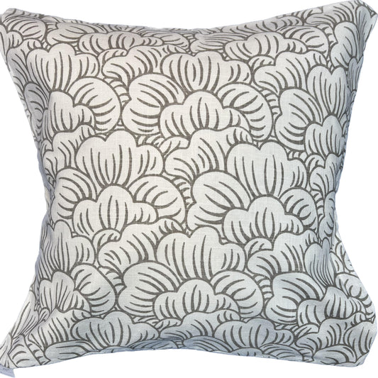 20"x20" Shells Print Pillow Cover (Trend - Vern Yip: Mandalay - Linen)