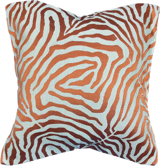 18"x18"  Zebra Pillow Cover (RM Coco: Iliad)