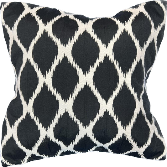18"x18"  Ikat Ogee Pillow Cover